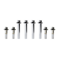 Colony Machine CM-2012-8 Head Bolts w/Polished 12 Point Chrome for Big Twin 92-17/Sportster 93-Up