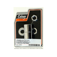 Colony Machine CM-2022-5 Front Axle Spacer Kit Chrome for FXST 00-06/Dyna Wide Glide 00-05