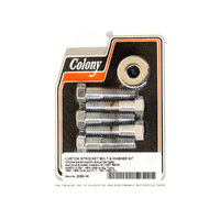 Colony Machine CM-2053-10 7/16-14 x 1-3/4" Rear Pulley/Sprocket Bolts Chrome