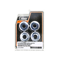 Colony Machine CM-2123-4 Handle Bar Riser Washers Chrome for Big Twin/Sportster 73-Up