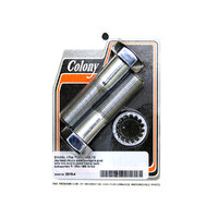 Colony Machine CM-2215-4 Swingarm Pivot Bolts Chrome for Softail 84-99