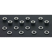 Colony Machine CM-8104-16 Cylinder Base Nuts for Big Twin 30-78