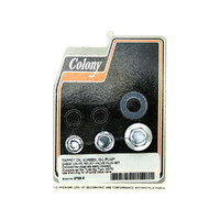 Colony Machine CM-8706-6 Oil Pump Check Relief Valve Kit for Big Twin 70-80