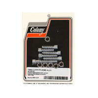 Colony Machine CM-8761-7-P Polished Allen Head Cam Cover Bolts Chrome for Big Twin 70-92