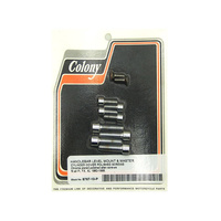 Colony Machine CM-8767-10-P Handlebar Control Bolts Chrome for Big Twin/Sportster 82-95