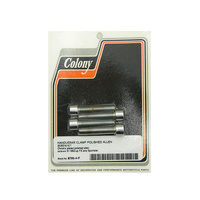 Colony Machine CM-8796-4-P Handlebar Clamp Bolts Chrome for FX/Sportster 82-Up