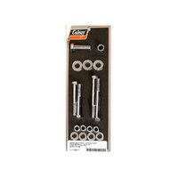Colony Machine CM-8806-17 Upper & Lower Engine Mount Bolt Kit Chrome for Big Twin 70-84