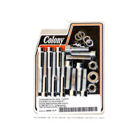 Colony Machine CM-8909-13-P Polished Allen Head Transmission Side Cover Bolts Chrome for Softail 87-06/Dyna 91-05
