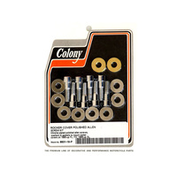 Colony Machine CM-8931-16-P Rocker Cover Bolts for Evo 85-99/Sportster 86-Up