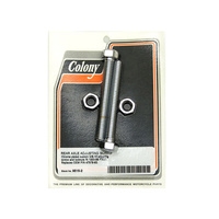 Colony Machine CM-9515-2 Rear Axle Adjusting Kit Chrome for Softail 93-99