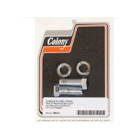 Colony Machine CM-9803-4 Lower Triple Tree Pinch Bolts Chrome for Wide Glide 49-17