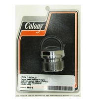 Colony Machine CM-9913-2 Fork Tube Bolt Chrome for Dyna Sportster 88-Up w/39mm Fork Tubes