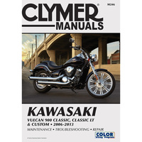 Clymer CM246 Kawasaki Vulcan 900 Classic/ Classic LT & Custom 2006-2013 (M246)