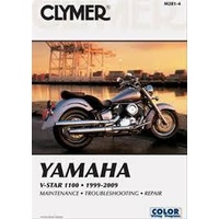 Clymer CM2814 Yamaha XVS1100/ XVS1100 Custom and XVS1100A Classic 1999-2009 (M2814)