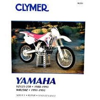 Clymer CM391 Yamaha YZ125-250/ 1988-1993 and WR250Z 1991-1993 (M391)
