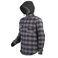 MotoDry Hunter Black/Grey Textile Jacket w/Detachable Hood