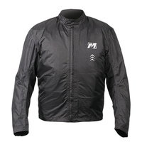 MotoDry UltraVent Black/Reflectives Rain Jacket