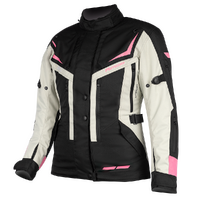 MotoDry Rallye 2 Adventure Black/Grey/Magenta Womens Textile Jacket