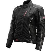 MotoDry Siena Black/Magenta Womens Textile Jacket