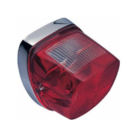 Chris Products CP-8048 Taillight with Red Lens Fits most Big Twin & Sportster 1973-98 Oem 68008-73A and 68007-77A