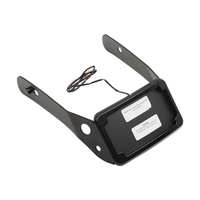 Cycle Visions CV4661B Tail Tidy Fender Eliminator Kit Black w/Number Plate Light Only for Dyna Wide Glide 10-17