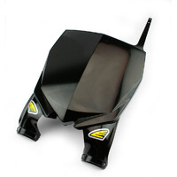 Cycra Stadium Front Number Plate Black for Yamaha YZ125 04-20/YZ125X 20-21/YZ250 04-20/YZ250F 14-19/YZ250X 16-21/YZ450F 10-19