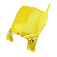 Cycra Stadium Front Number Plate Yellow for Yamaha YZ125 04-20/YZ125X 20-21/YZ250 04-20/YZ250F 14-19/YZ250X 16-21/YZ450F 10-19