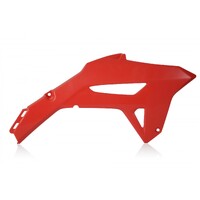 Cycra Replica Radiator Shrouds Red for Honda CRF250R/CRF250RX/CRF450R/CRF450RX 21-23