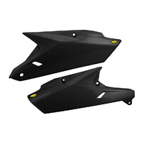 Cycra Side Number Panels Black for Yamaha YZ250F 14-18/YZ450F 14-17