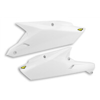 Cycra Side Number Panels White for Yamaha YZ250F 14-18/YZ450F 14-17