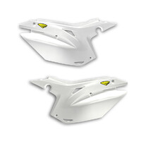 Cycra Side Number Panels White for Honda CRF250R 14-17/CRF450R 13-16