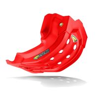 Cycra Full Armor Skid Plate Red for Honda CRF250R/CRF250RX 18-21