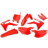 Cycra Powerflow Plastics Body Kit Red for Honda CRF250R 14-17/CRF450R 13-16