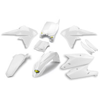 Cycra Powerflow Plastic Body Kit White for Yamaha YZ250F 14-18/YZ450F 14-17