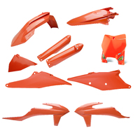 Cycra Powerflow Plastics Body Kit Fluro Orange for KTM SX/SX-F 19-20