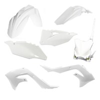 Cycra 5 Piece Replica Plastics Kit White for Kawasaki KX450F 19-20