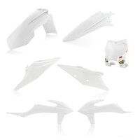 Cycra 5 Piece Replica Plastics Kit White for KTM SX/SXF 19-20