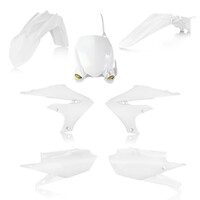 Cycra 5 Piece Replica Plastics Kit White for Yamaha YZ250F 19-20/YZ450F 18-20