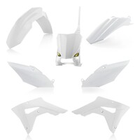 Cycra 5 Piece Replica Plastics Kit White for Honda CRF250R 19-20/CRF450R 17-20