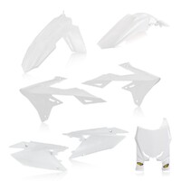 Cycra 5 Piece Replica Plastics Kit White for Suzuki RMZ250 19-20/RMZ450 18-20