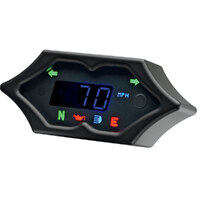 Dakota Digital DAK-MCL-5200-K 4-1/4" x 2" Spike KPH Speedometer Black