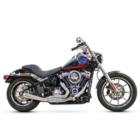 D&D Exhaust DD637Z-32M Abuelo Gato 2-1 Exhaust System Chrome w/Chrome End Cap for Softail 18-Up