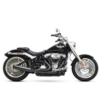 D&D Exhaust DD639Z-31F Low Cat 2-1 Exhaust System Black for Breakout/Fat Boy 18-Up/FXDR 19-Up