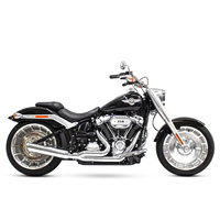 D&D Exhaust DD639Z-32F Low Cat 2-1 Exhaust System Chrome for Breakout/Fat Boy 18-Up/FXDR 19-Up