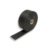 Design Engineering Inc DEI-901139 Black Titanium Heat Wrap 2" Wide x 25 Foot Roll w/Locking Ties