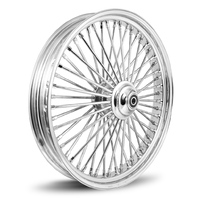 DNA Specialty DNA-21280250A 21" x 2.15" Front Mammoth 52 Fat Spoke Wheel Chrome for FX Softail 11-15