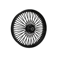 DNA Specialty DNA-23390250A-AB 23in. x 3.5in. Mammoth Fat Spoke Front Wheel – Gloss Black. Fits FX Softail 2011-2015.