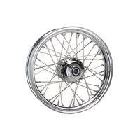 DNA Specialty DNA-M16320436 16" x 3.5" Front 40 Spoke Cross Laced Wheel Chrome for FL Softail 00-06/FX Springer 00-07