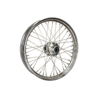 DNA Specialty DNA-M21520742A 21" x 3.5" 40 Spoke Cross Laced Front Wheel Chrome for Touring 08-Up