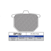 DP Brake Pads DP102 Sintered Brake Pads